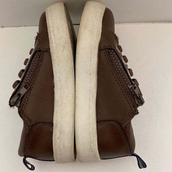 Nautica Kids Brown Wakeby Toddler Shoe Lace Up Fashion Sneaker - Picture 6 of 6